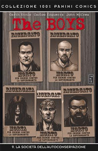 COLLEZIONE 100% PANINI COMICS THE BOYS # 9 LA SOCIETA DELL'AUTOCONSERVAZIONE