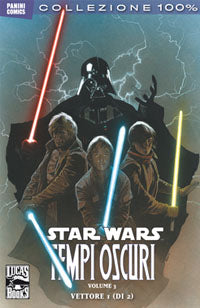 COLLEZIONE 100% PANINI COMICS STAR WARS TEMPI OSCURI # 3 VETTORE 1 DI 2