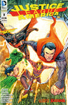JUSTICE LEAGUE AMERICA # 8 + HERO CARDS