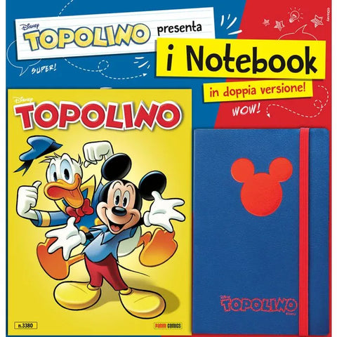 TOPOLINO #3380 + AGENDA NOTEBOOK BLU