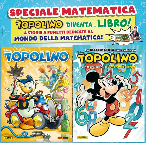 TOPOLINO #3470 + TOPOLIBRO MATEMATICA