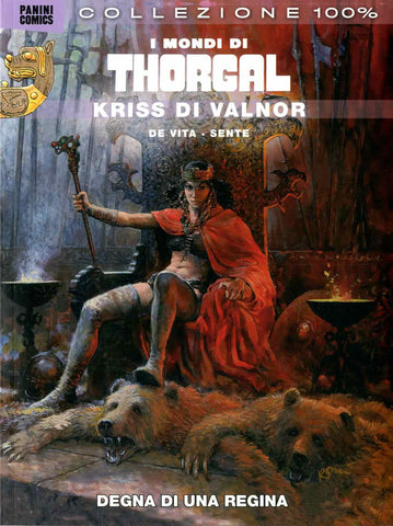 COLLEZIONE 100% PANINI COMICS I MONDI DI THORGAL KRISS DI VALNOR # 2 DEGNA DI UNA REGINA