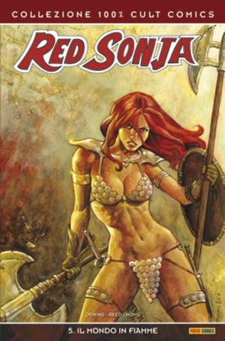 COLLEZIONE 100% CULT COMICS RED SONJA # 5 IL MONDO IN FIAMME