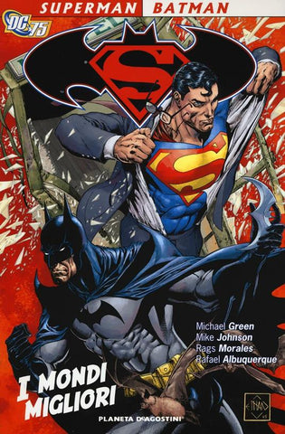 LION BOOK DC SUPERMAN/BATMAN I MONDI MIGLIORI