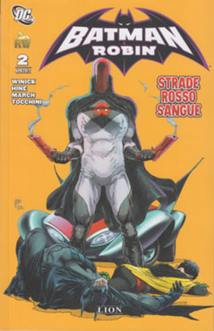 BATMAN & ROBIN # 2 STRADE ROSSO SANGUE