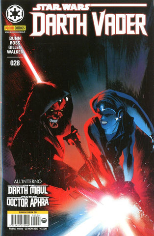 PANINI DARK #28 DARTH VADER 28
