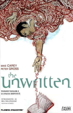 BOOK VERTIGO THE UNWRITTEN # 1 TOMMY TAYLOR E LA FALSA IDENTITA