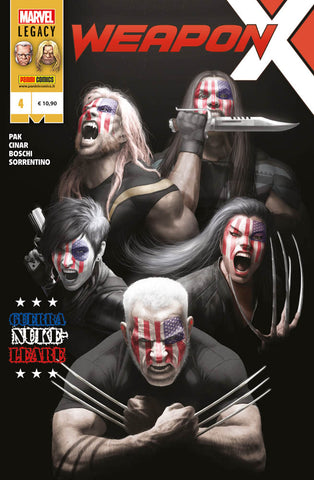 WEAPON X # 4 GUERRA NUKE-LEARE