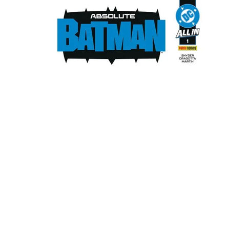 ABSOLUTE BATMAN # 1 BLANK VARIANT