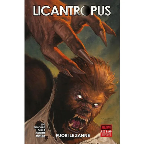 MARVEL COLLECTION LICANTROPUS FUORI LE ZANNE RED BAND