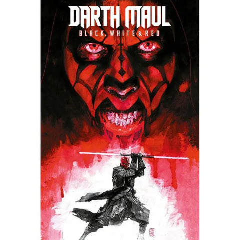 DARTH MAUL BLACK, WHITE AND RED