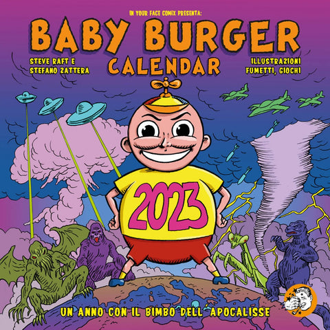 BABY BURGER CALENDAR COMICS 2023