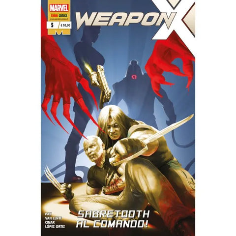 WEAPON X # 5 SABRETOOTH AL COMANDO!