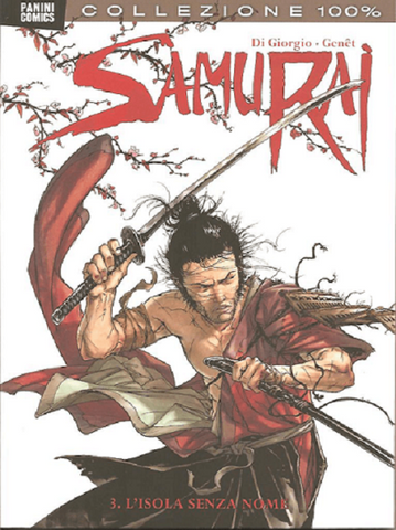 COLLEZIONE 100% PANINI COMICS SAMURAI # 3 L'ISOLA SENZA NOME (SCONTO 50%)
