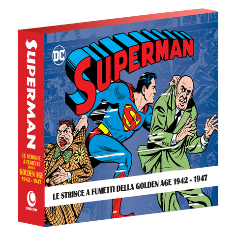 COSMO BOOKS SUPERMAN LE STRISCE QUOT GOLDEN AGE COF 1-2